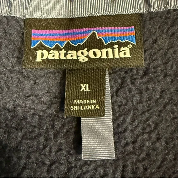 Patagonia Retro Pile Vest Men's XL Blue Navy Full Zip Pile Fleece Outdoor - Picture 5 of 15